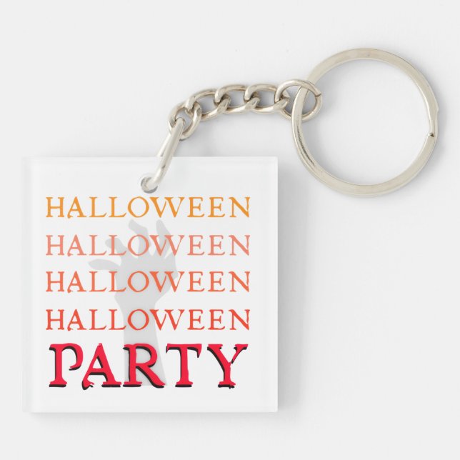 halloween key ring (Back)