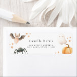 Halloween Kid's Birthday Return Address Label<br><div class="desc">Halloween Kid's Birthday Return Address Label</div>