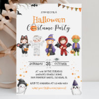 Halloween Kids Costume Party Invitation
