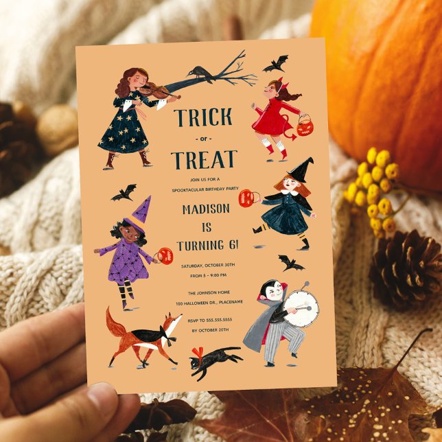 Halloween kids costume party invitation (Creator Uploaded)