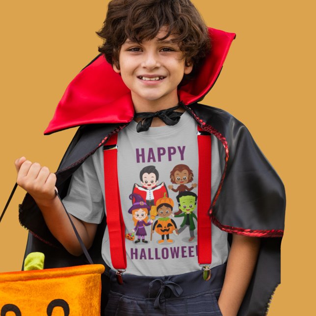 Halloween Kids’ Cute Costume Party T-Shirt (Creator Uploaded)