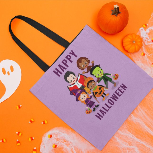 Halloween Kids’ Cute Costume Party Tote Bag (Creator Uploaded)