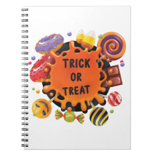 halloween kids notebook