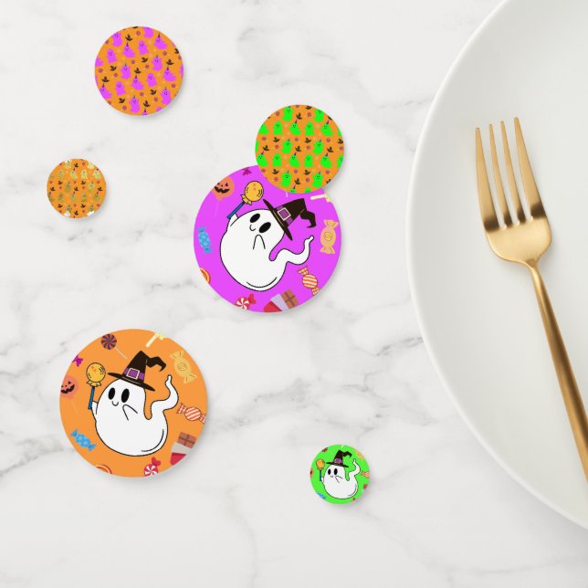 Halloween Kids Party Cute Little Ghost Confetti (Group)