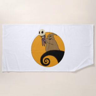 Halloween King  Beach Towel