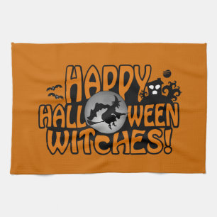 Halloween kitchen towels