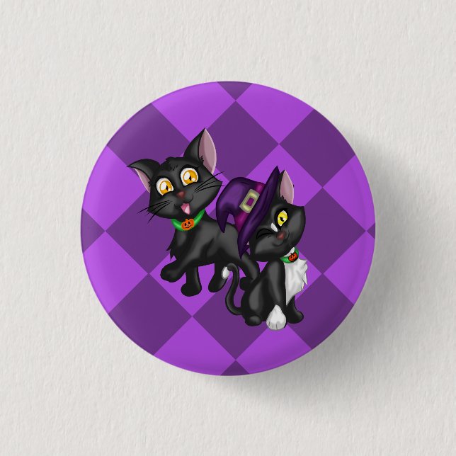 Halloween Kittens 3 Cm Round Badge (Front)