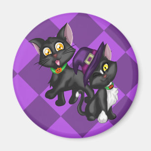 Halloween Kittens Magnet