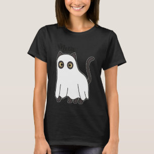 Halloween Kitty -Ghost T-Shirt