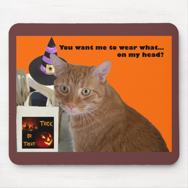 Halloween Kitty - Wear What Mouse Pad (Front)