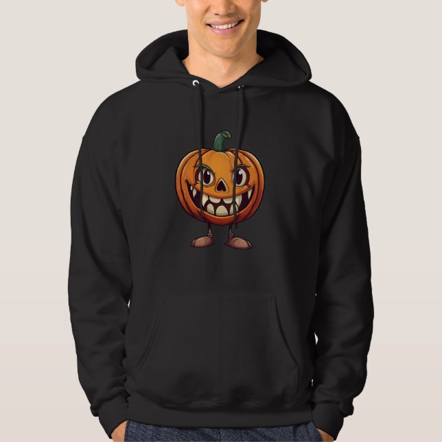 Halloween Kürbis Hoodie (Front)