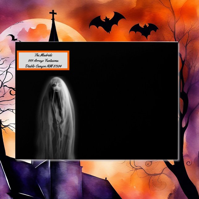 Halloween La Llorona New Mexico Folktale Card Envelope (Creator Uploaded)
