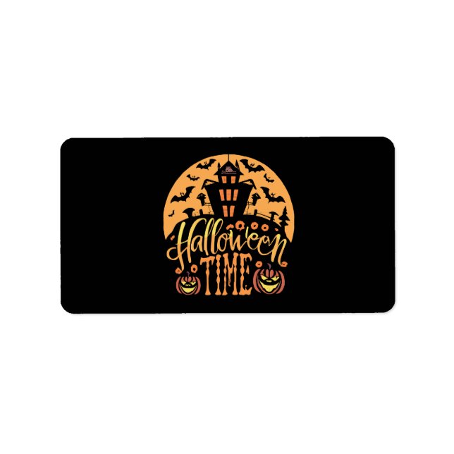 Halloween Label (Front)