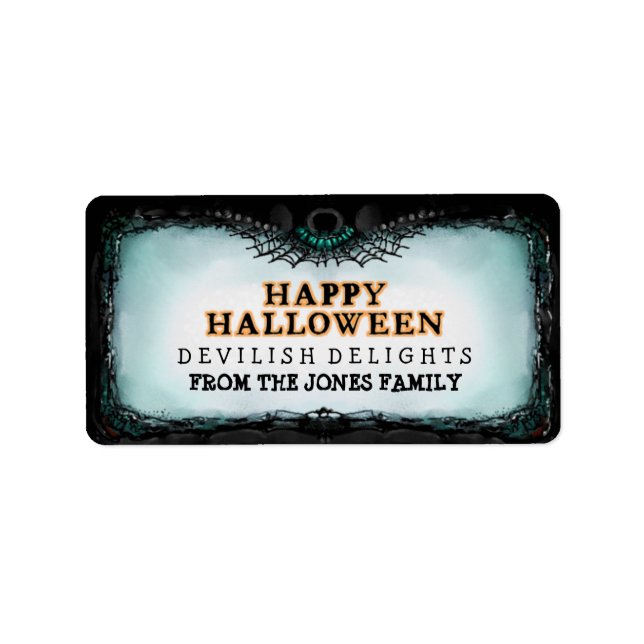 Halloween Label Happy Halloween - Treats Label (Front)