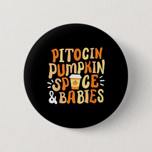Halloween Labor And Delivery Landd Nurse Fall Pump 6 Cm Round Badge