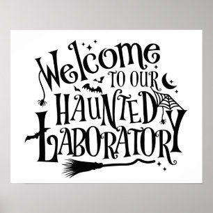 Halloween Laboratory Science Poster