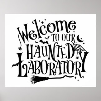Halloween Laboratory Science Poster