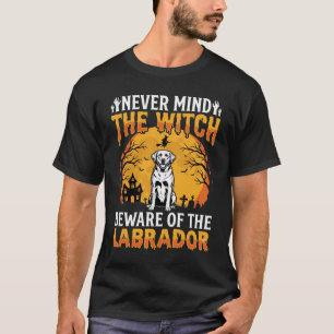 Halloween Labrador Beware of the Dog T-Shirt