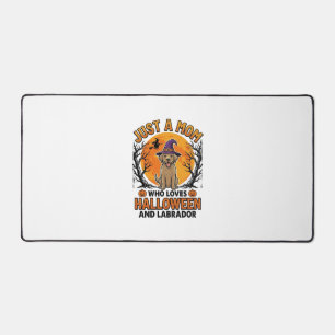 Halloween Labrador Mum Vintage Dog Design_1 Desk Mat