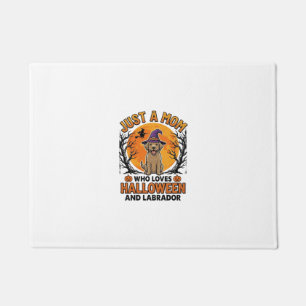 Halloween Labrador Mum Vintage Dog Design_1 Doormat