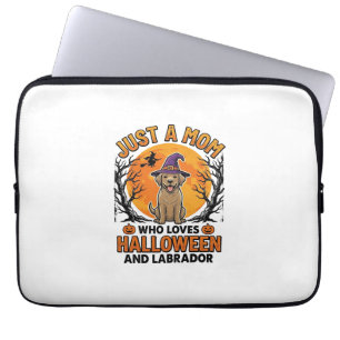 Halloween Labrador Mum Vintage Dog Design_1 Laptop Sleeve