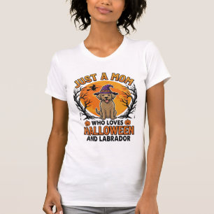 Halloween Labrador Mum Vintage Dog Design_1 T-Shirt