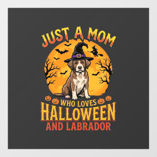 Halloween Labrador Mum Witch Dog Design_1