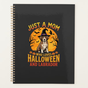 Halloween Labrador Mum Witch Dog Design_1 Planner
