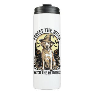 Halloween Labrador Witch Vintage Retriever Dog Des Thermal Tumbler