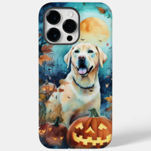 Halloween Labrador With Pumpkins Scary Case-Mate iPhone 14 Pro Max Case