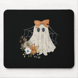Halloween Lace Ghost Mouse Pad