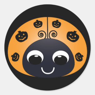 Halloween Ladybug Sticker