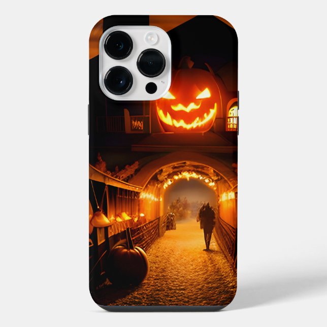 Halloween Landscape Five iPhone Case (Back)