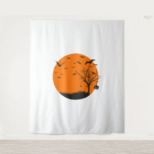 Halloween Landscape Halloween Design Tapestry