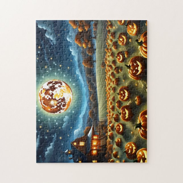 Halloween Landscape Jigsaw Puzzle (Vertical)