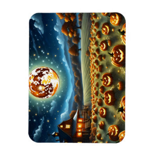 Halloween Landscape Magnet