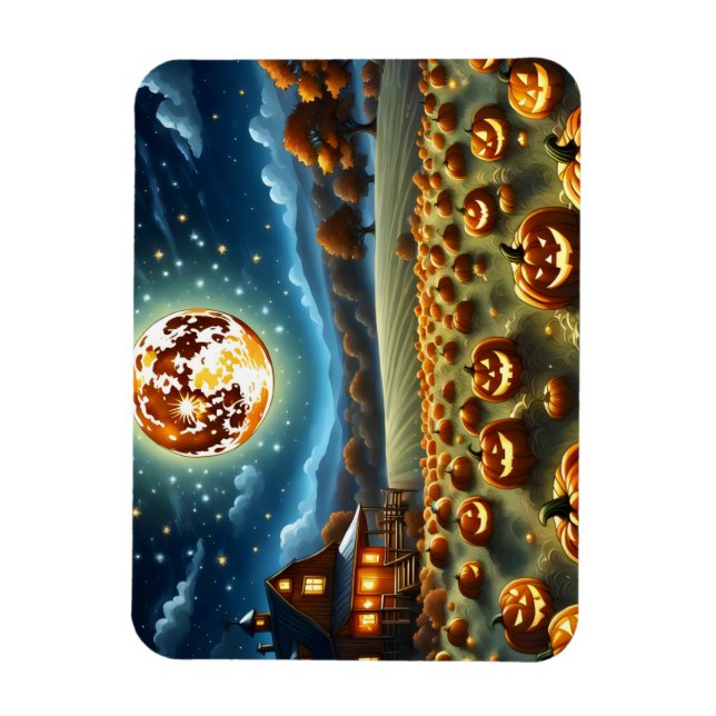 Halloween Landscape Magnet (Vertical)