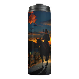 Halloween Landscape Seven Thermal Tumbler