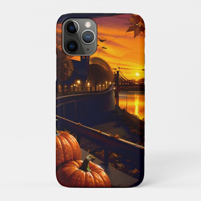 Halloween Landscape Two Case-Mate iPhone Case (Back)