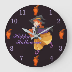 Halloween  large clock