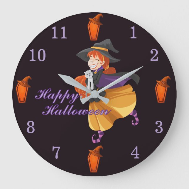 Halloween  large clock (Front)