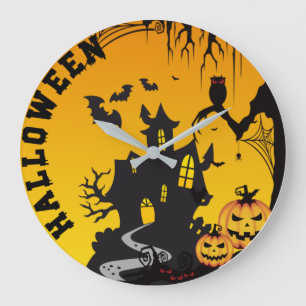 Halloween  large clock