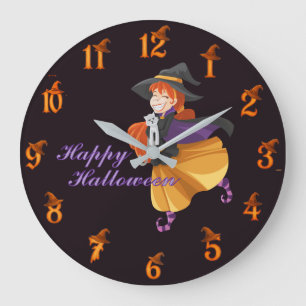 Halloween  large clock