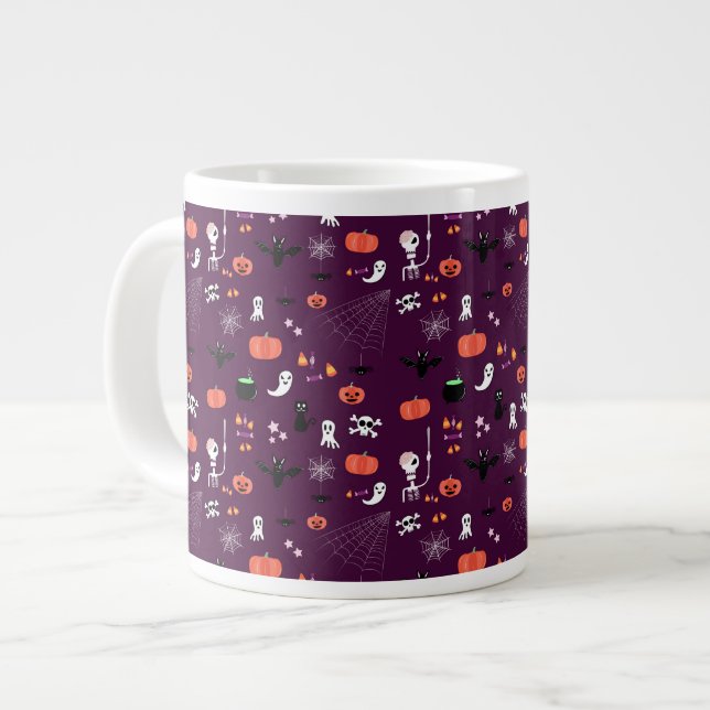 Halloween Large Coffee Mug (Front Left)