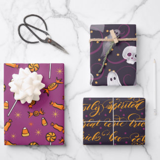 Halloween Large Design Wrapping Sheets