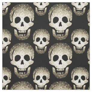 Halloween Laughing Skulls Cheeky Witch® Pagan Fabric