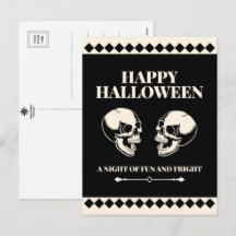 Halloween Laughing Skulls Fun and Fright