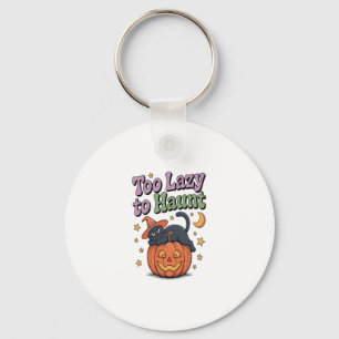 Halloween Lazy Ghost Key Ring