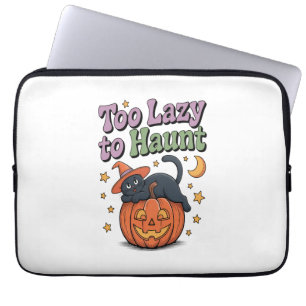 Halloween Lazy Ghost Laptop Sleeve