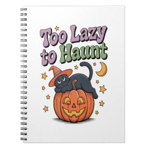 Halloween Lazy Ghost Notebook